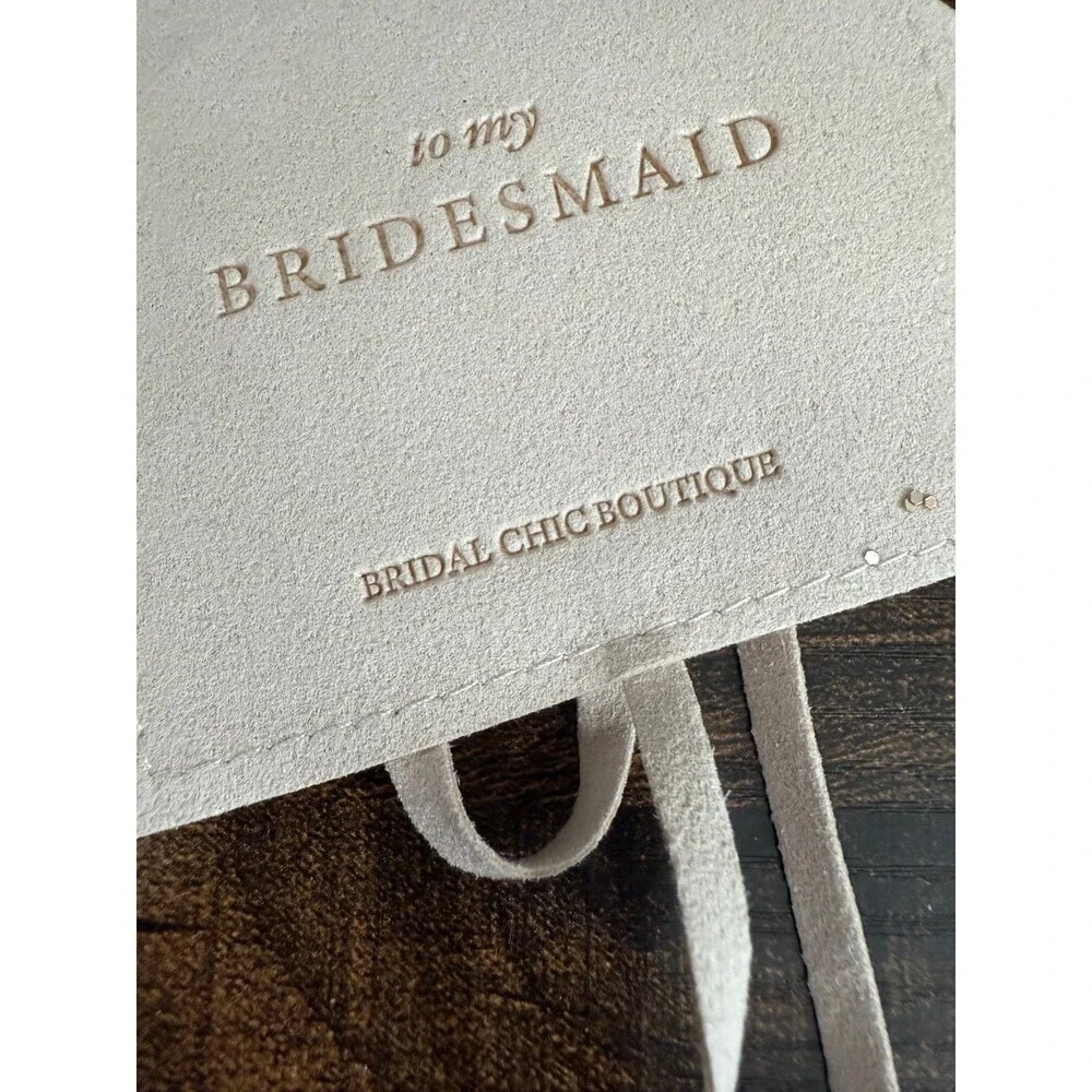 Bridal Chic Boutique “To My Bridesmaid” Jewelry Pouch